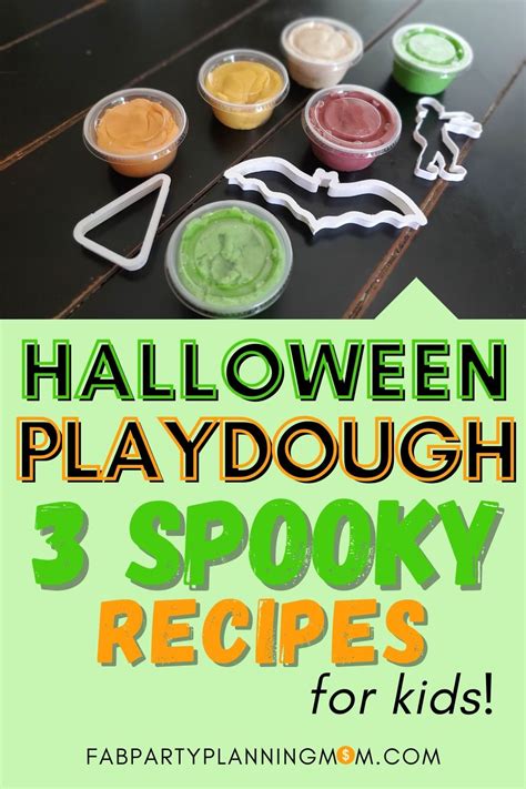 Halloween Playdough – 3 Spooky Recipes For Kids - FAB Party Planning Mom