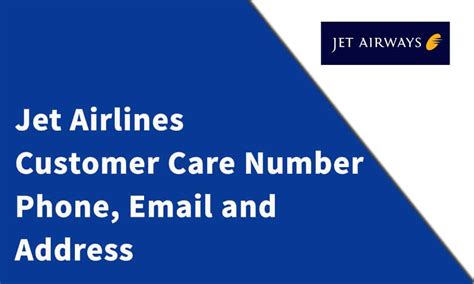 Jet Airlines Customer Care Number, Phone, Email and Address - Customer ...