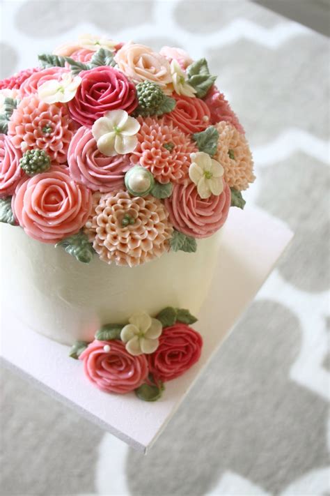 Mother's Day buttercream flower cake — Eat Cake Be Merry - Custom Cakes ...