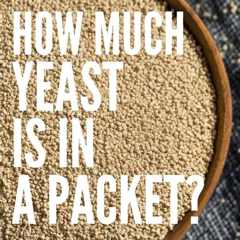 How Much Yeast Is In A Packet? – Baking Like a Chef