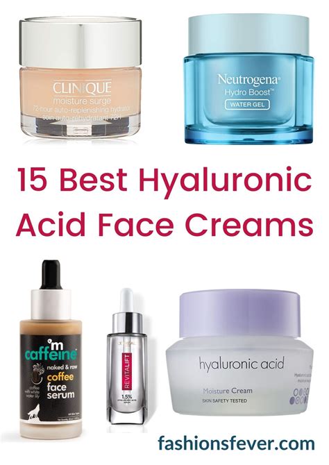 The 15 Best Hyaluronic Acid Face Creams - Moisturize To Glow - Fashion ...