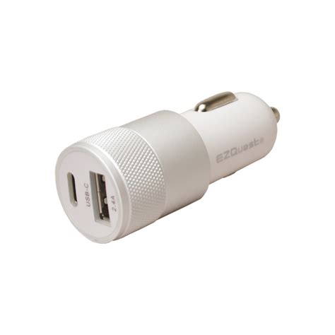 USB-C Car Charger (Dual Port USB-C/USB)