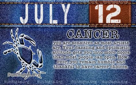 July 12 Zodiac Horoscope Birthday Personality - SunSigns.Org