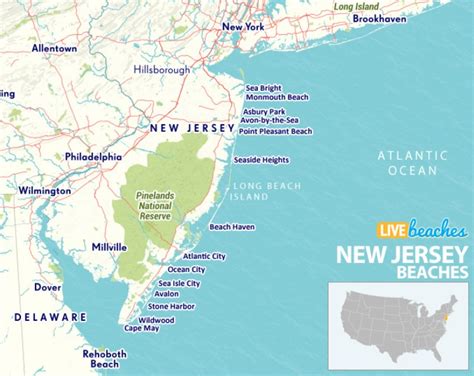 Map Of New Jersey Beaches - Mithova's Blog