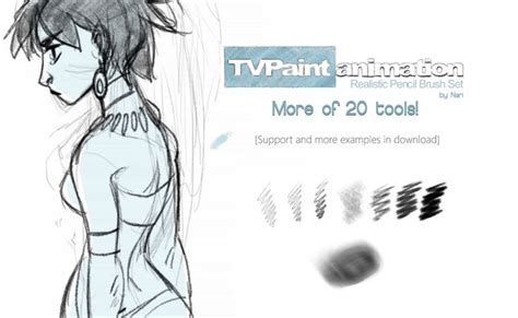 TVPaint Animation Realistic Pencil Set by N-A-R-I on DeviantArt