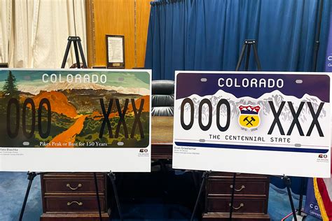 Take a look at the new license plates for Colorado’s 150th anniversary ...