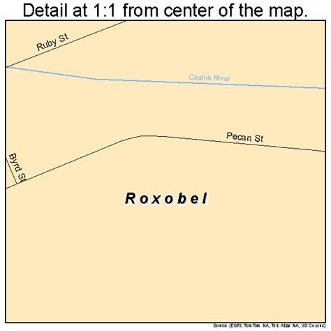 Roxobel North Carolina Street Map 3758180