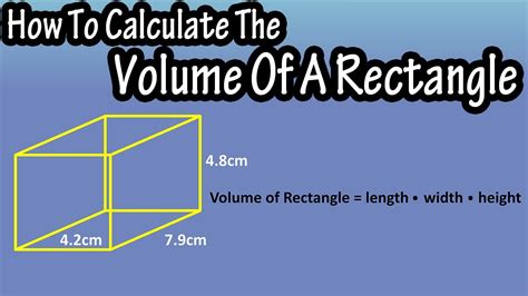 Volume Formula For A Rectangle