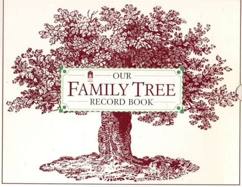 Family Tree Book Pages