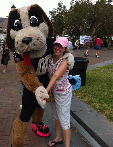 Dawn and Gumbo New Orleans saints Mascot | Mascot, Teddy bear, New ...