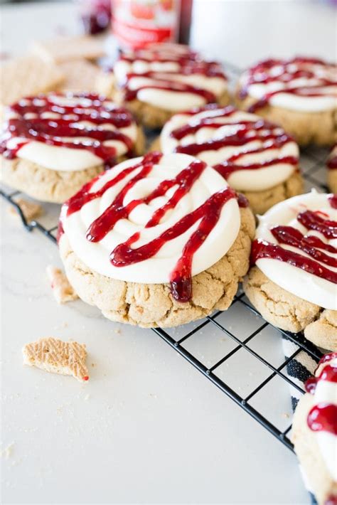 Copycat Crumbl Raspberry Cheesecake Cookies - Cooking With Karli