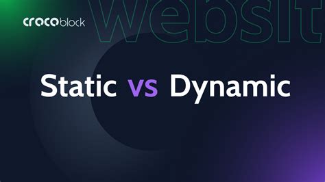 Static vs. Dynamic Websites: Pros and Cons for WordPress Developers ...