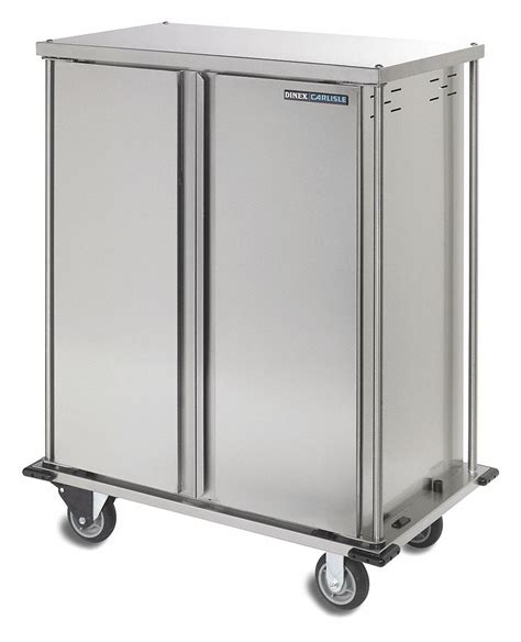 CARLISLE DINEX Food Tray Cart, 20Shelves, 2Doors, 20 Trays - 40XC16 ...