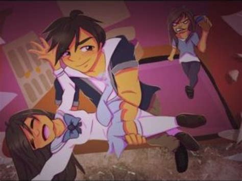 Aphmau and Aaron together running away by SnowyTheMusical on DeviantArt