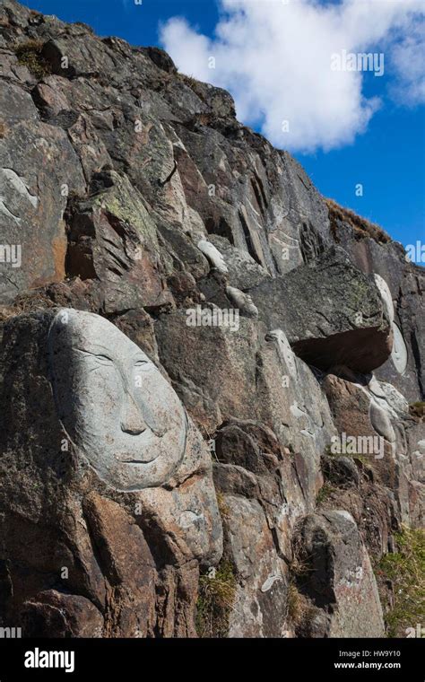 Greenland, Qaqortoq, Stone and Man outdoor sculpture project, Vision ...