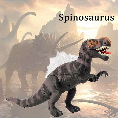 Emulational Spinosaurus Play Set Light Up Sound Walking Dinosaur World ...