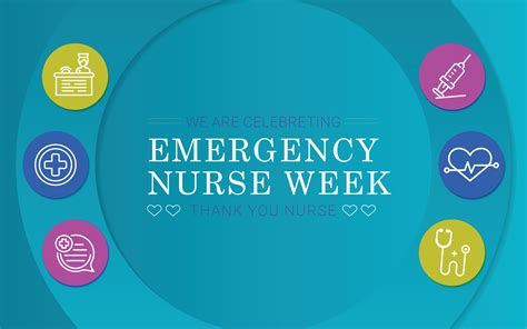 Emergency Nurse Week, We are celebrating Nurse week. 10489951 Vector ...