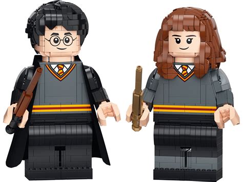 Lego Minifigures Ron Weasley Harry Potter Hermione Granger Hogwarts ...