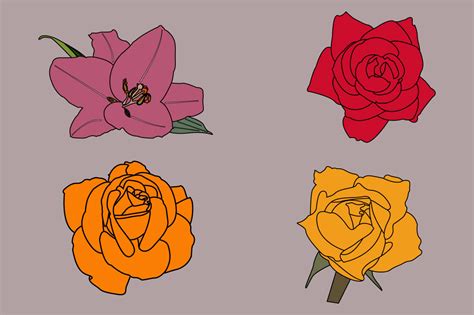 Flower Avatar Vector Art Design. Graphic by VAROT CHANDRA RAY ...