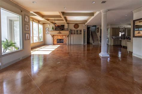 Rustic Stained Concrete Floors – Flooring Tips