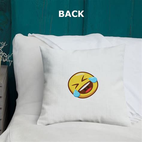 ROFL Emoji Pillow Laughing Emoji Pillow With Pillowcase - Etsy