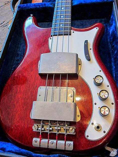 1964 Epiphone Embassy Deluxe Bass in Cherry finish | New Kings Road Vinta