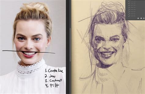 Five Tips For Drawing A Portrait Likeness | Drawing Tutorials Online Blog