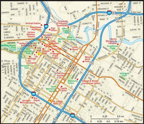 Map Of Downtown Houston Texas - Get Latest Map Update