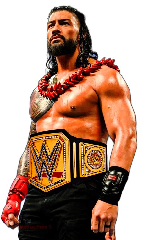 WWE UNDISPUTED CHAMPION ROMAN REIGNS Render 2023 by rinoob on DeviantArt