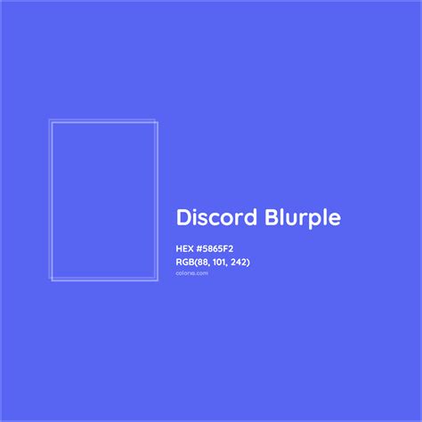 About Discord Blurple Color - Color codes, similar colors and paints ...