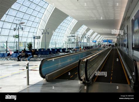 New Emirates Terminal 3 three Dubai Airport UAE Stock Photo - Alamy