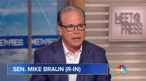 GOP Sen. Braun says Trump "was taken to the carpet" by impeachment