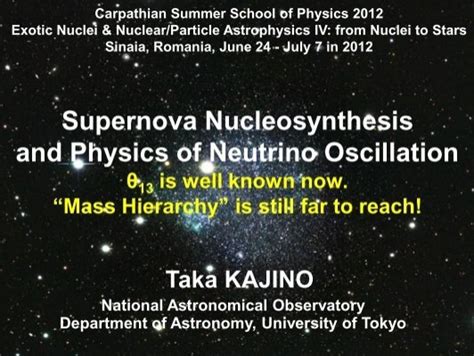 Supernova Nucleosynthesis and Physics of Neutrino Oscillation