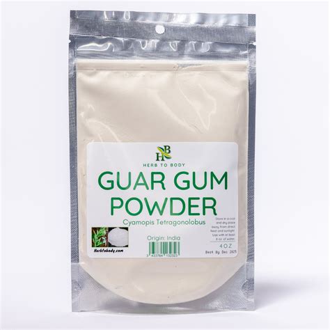 Guar Gum Powder - Herb To Body