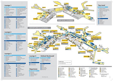 Plattegrond Schiphol Gates