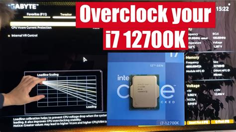 Overclock your i7 12700K for more FPS - Tutorial - YouTube