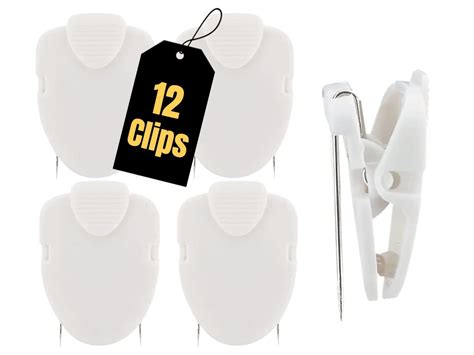 Buy 1InTheOffice Cubicle Clips, White Cubicle Pins, Office Clips, Wall ...