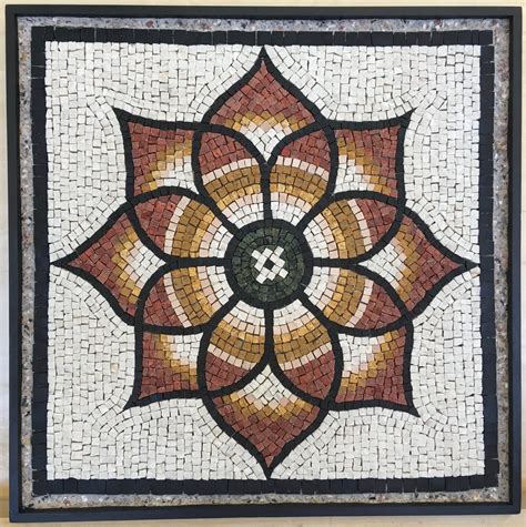 Floral Medallion | Mosaic art, Mosaic artwork, Rococo art