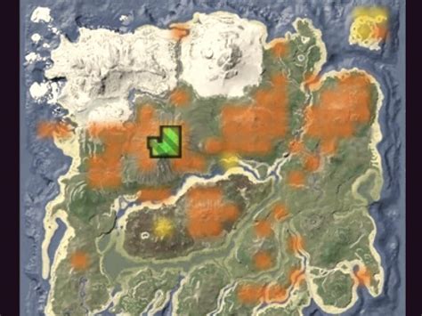 What does the green section mean on the map? I’m looking at Rex spawn ...