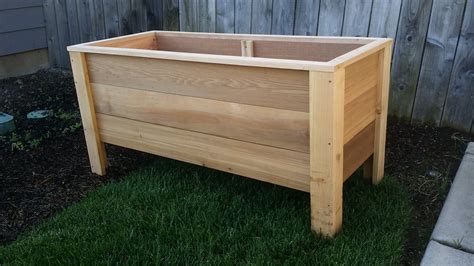 Cedar Raised Garden Planter Box Step by Step Plans 3ft & 4ft - Etsy