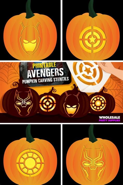 20+ Marvel Pumpkin Carving Stencils – The Urban Decor