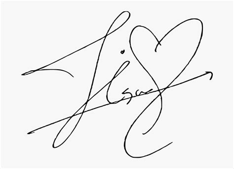 Signature Of Jisoo - Jisoo Blackpink Signature, HD Png Download - kindpng