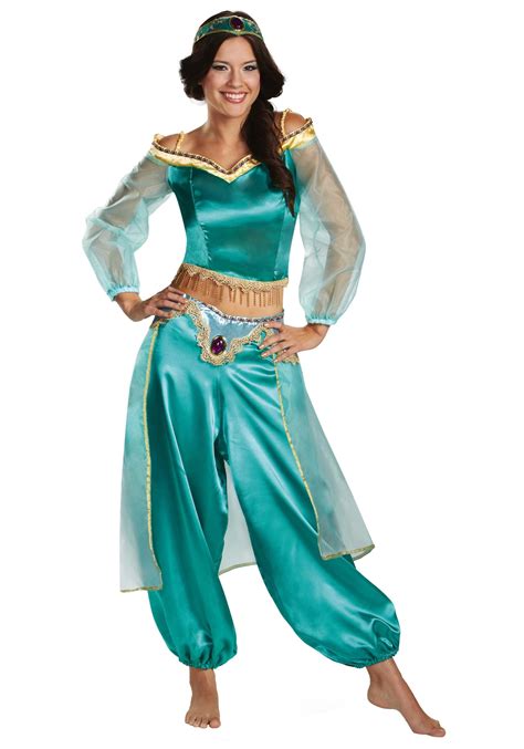 Women's Aladdin Animated Jasmine Prestige Costume | Disney