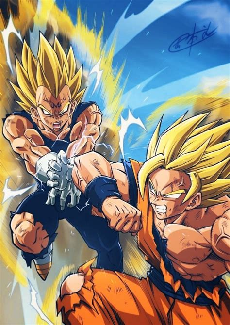 Goku Vs Vegeta | Anime dragon ball goku, Dragon ball super goku, Anime ...