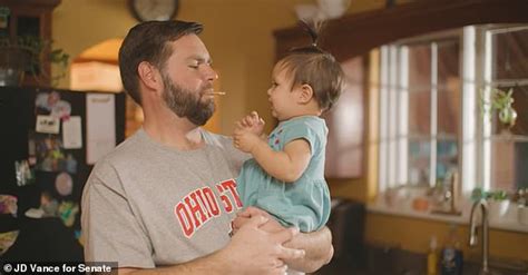 Senate hopeful JD Vance debuts new video with baby daughter and vows to ...