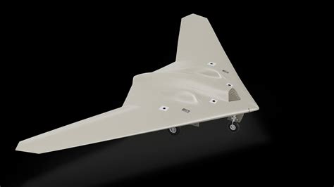 Lockheed Martin RQ-170 Sentinel Iran Version 3D Model by 3dxin