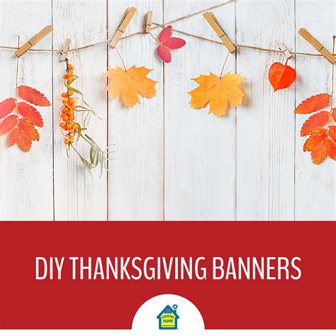 DIY Thanksgiving Banners - Country Home Learning Center