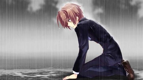 Anime Boy Sad Wallpapers - Wallpaper Cave