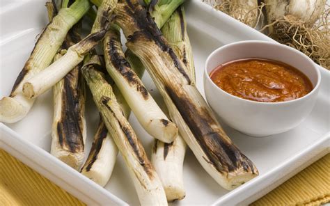 Grilled Calcots (or Scallions or Leeks) - Barbecuebible.com