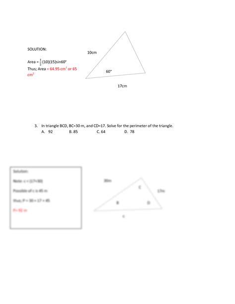 SOLUTION: Plane & Solid Geometry Questions and Solutions - Studypool